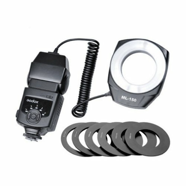 רינג פלאש Godox Macro Ring Flash ML-150 רינג פלאש Godox Macro Ring Flash ML-150