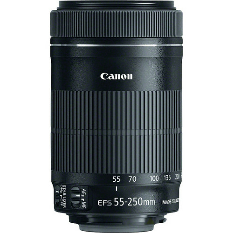עדשה Canon EF-S 55-250mm f/4-5.6 IS STM עדשה Canon EF-S 55-250mm f/4-5.6 IS STM