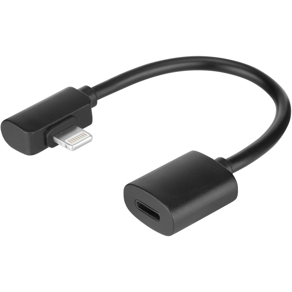 כבל מאריך Lightning עם חיבור זוויתי לאייפון Saramonic DILTC80 כבל מאריך Lightning עם חיבור זוויתי לאייפון Saramonic DILTC80