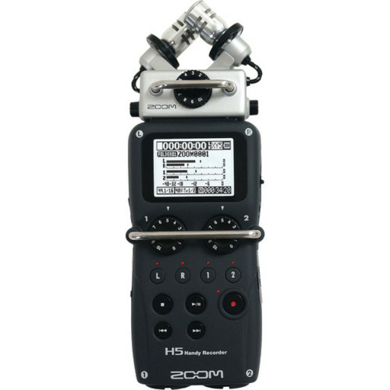 מכשיר הקלטה נייד מקצועי קומפקטי Zoom H5 מכשיר הקלטה נייד מקצועי קומפקטי Zoom H5