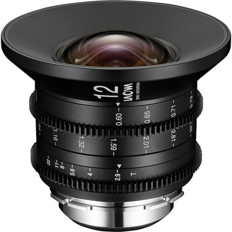 עדשה Laowa 12mm T2.9 Zero-D Cine עבור Canon EF עדשה Laowa 12mm T2.9 Zero-D Cine עבור Canon EF