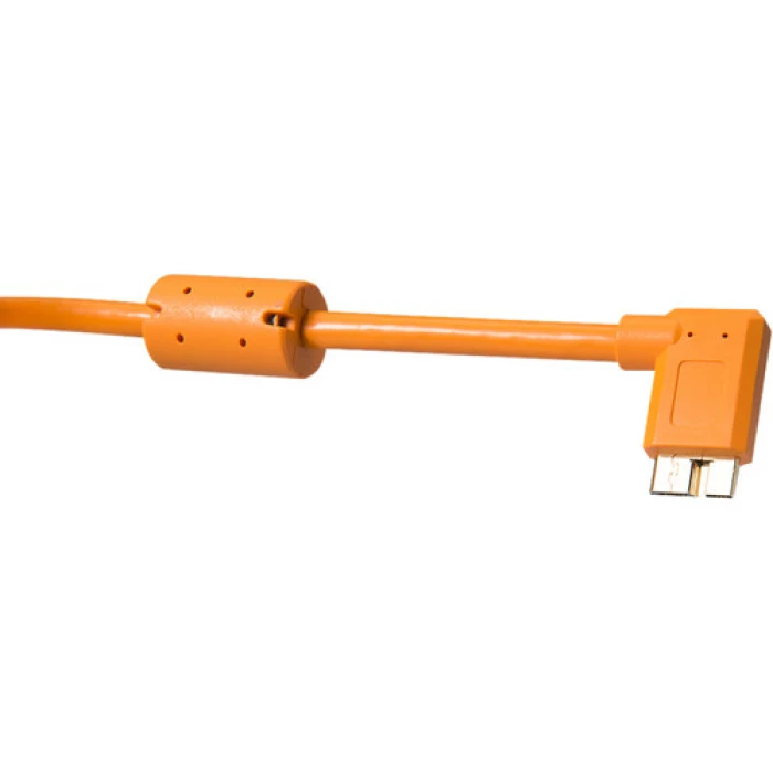 כבל Tether Tools TetherPro USB 3.0 Type-A Male to Micro-USB Right-Angle Male 4.6m