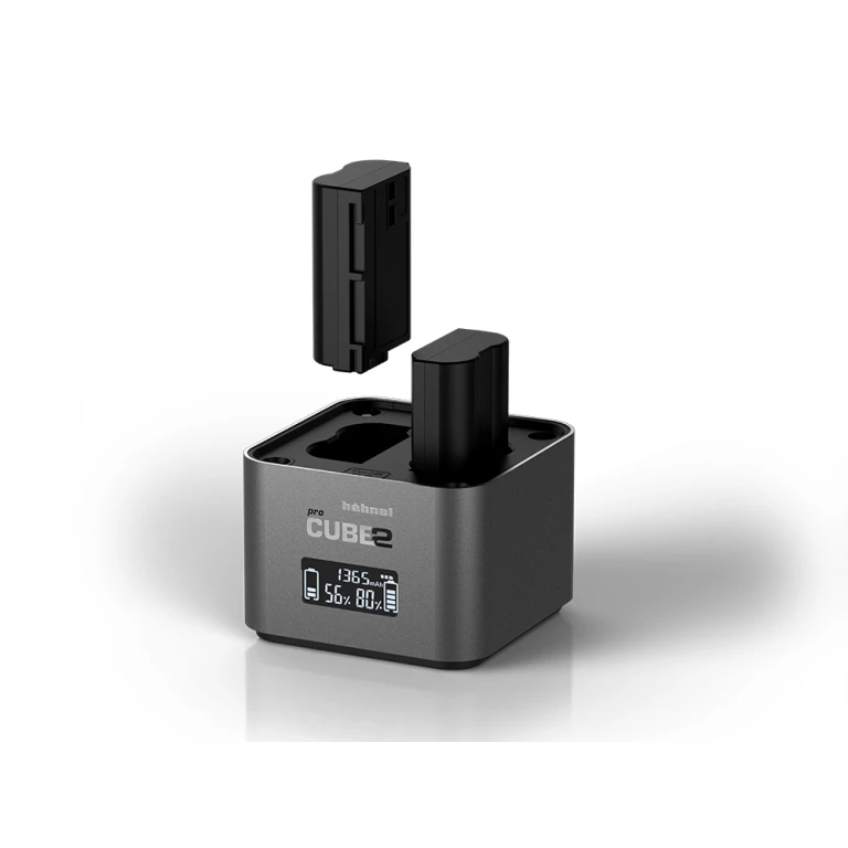 מטען נייח Hahnel Cube 2 Pro Nikon מטען נייח Hahnel Cube 2 Pro Nikon