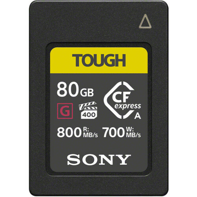 כרטיס זיכרון Sony 80GB 700mb/s Tough CF EXpress Type A כרטיס זיכרון Sony 80GB 700mb/s Tough CF EXpress Type A
