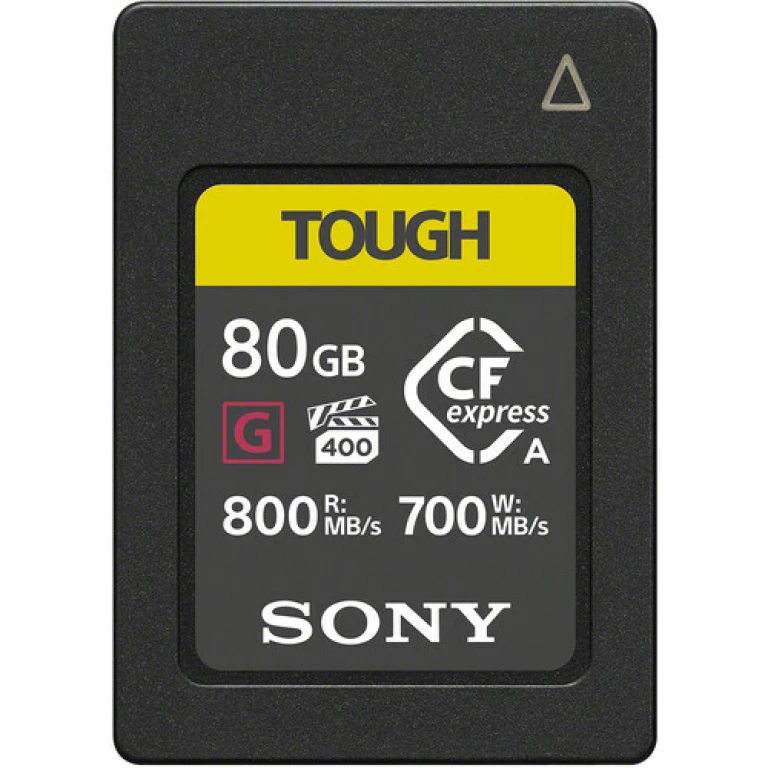 כרטיס זיכרון Sony 80GB 700mb/s Tough CF EXpress Type A כרטיס זיכרון Sony 80GB 700mb/s Tough CF EXpress Type A