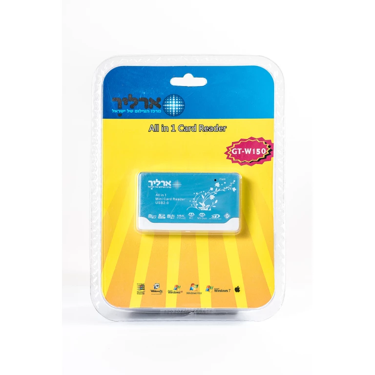 קורא כרטיסים SD, CF ועוד + חיבור כבל USB קורא כרטיסים SD, CF ועוד + חיבור כבל USB