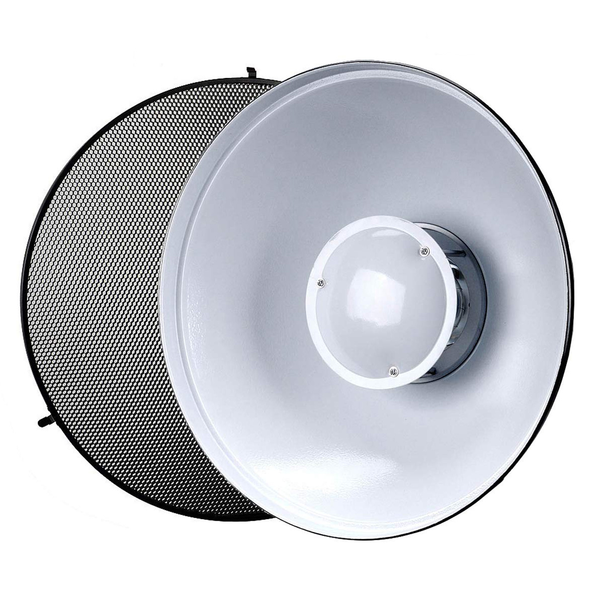 ביוטי דיש לבן עם גריד GODOX bdr-w420+C-01-C420 חיבור BOWENS ביוטי דיש לבן עם גריד GODOX bdr-w420+C-01-C420 חיבור BOWENS