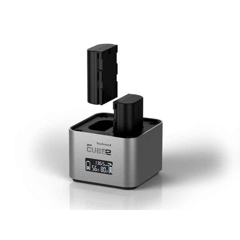 מטען נייח Hahnel Cube 2 Pro Canon מטען נייח Hahnel Cube 2 Pro Canon