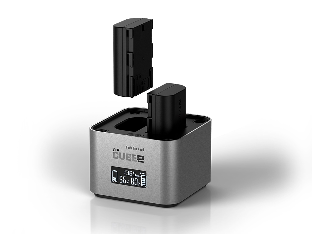 מטען נייח Hahnel Cube 2 Pro Canon מטען נייח Hahnel Cube 2 Pro Canon