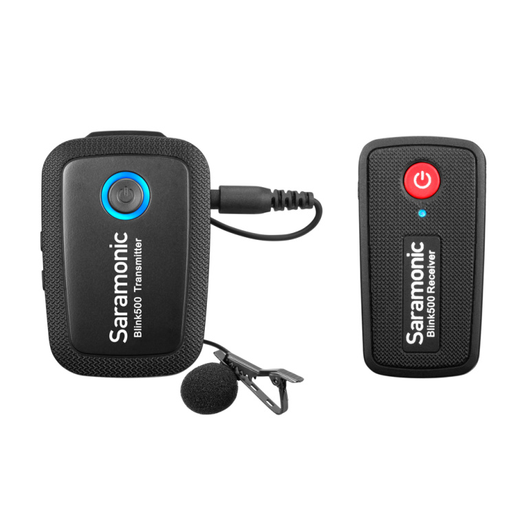 משדר ומקלט אלחוטיים כולל מיקרופון Saramonic Blink500 B1 (TX+RX) משדר ומקלט אלחוטיים כולל מיקרופון Saramonic Blink500 B1 (TX+RX)