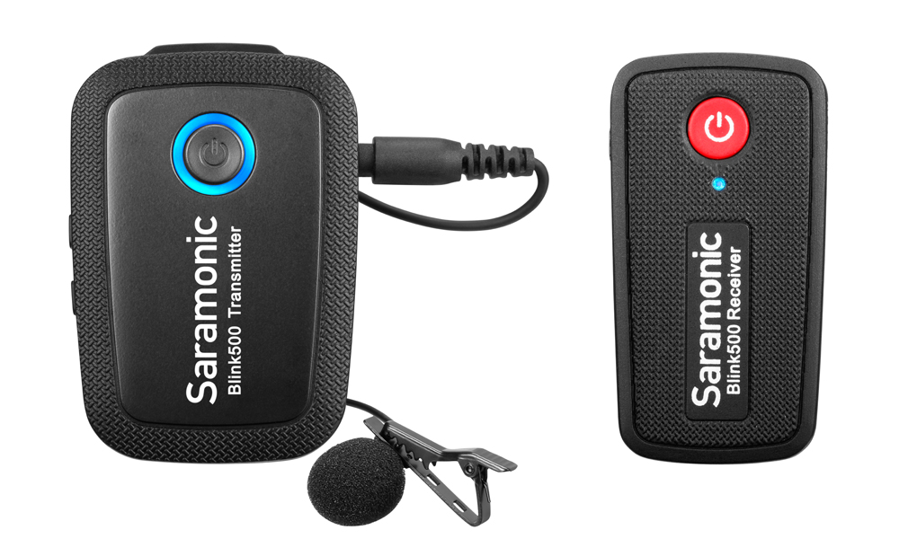 משדר ומקלט אלחוטיים כולל מיקרופון Saramonic Blink500 B1 (TX+RX) משדר ומקלט אלחוטיים כולל מיקרופון Saramonic Blink500 B1 (TX+RX)