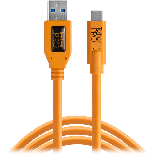 כבל Tether Tools TetherPro USB Type-C to USB 3.0 Type-A 4.6m כבל Tether Tools TetherPro USB Type-C to USB 3.0 Type-A 4.6m