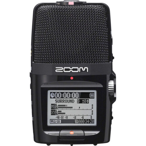 מקליט סאונד נייד מקצועי קומפקטי Zoom H2n