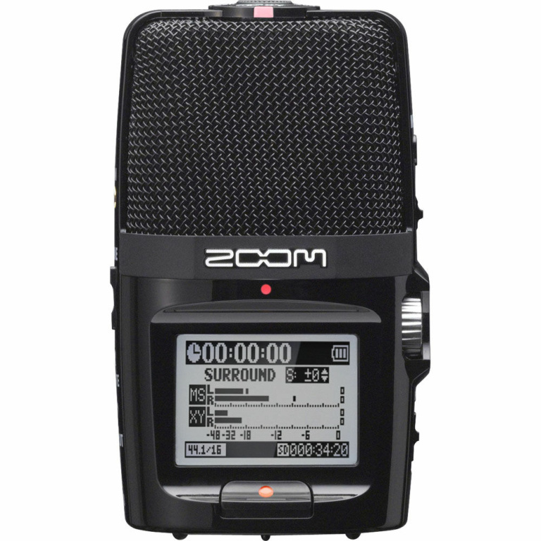 מכשיר הקלטה נייד מקצועי קומפקטי Zoom H2n מכשיר הקלטה נייד מקצועי קומפקטי Zoom H2n
