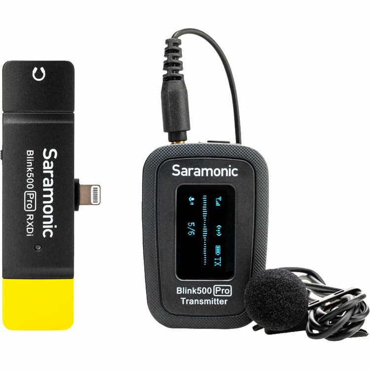 מיקרופון אלחוטי למכשירי iOS אייפון / אייפוד Saramonic Blink 500 pro B3 מיקרופון אלחוטי למכשירי iOS אייפון / אייפוד Saramonic Blink 500 pro B3