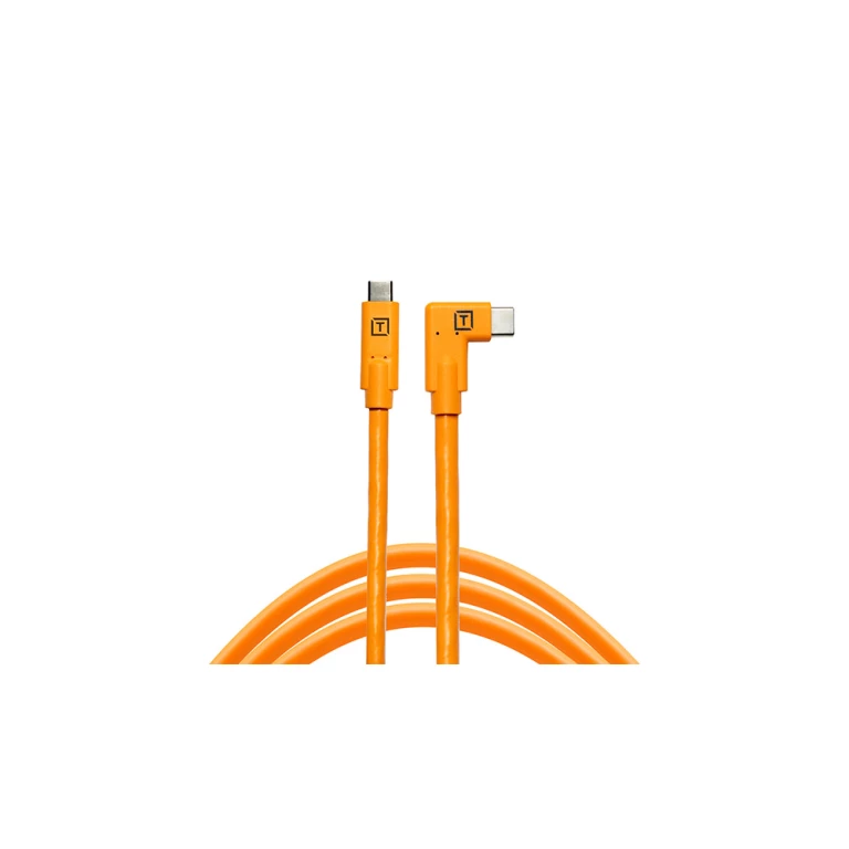 כבל Tether Tools TetherPro USB Type-C to USB Type-C right angle 4.6m כבל Tether Tools TetherPro USB Type-C to USB Type-C right angle 4.6m