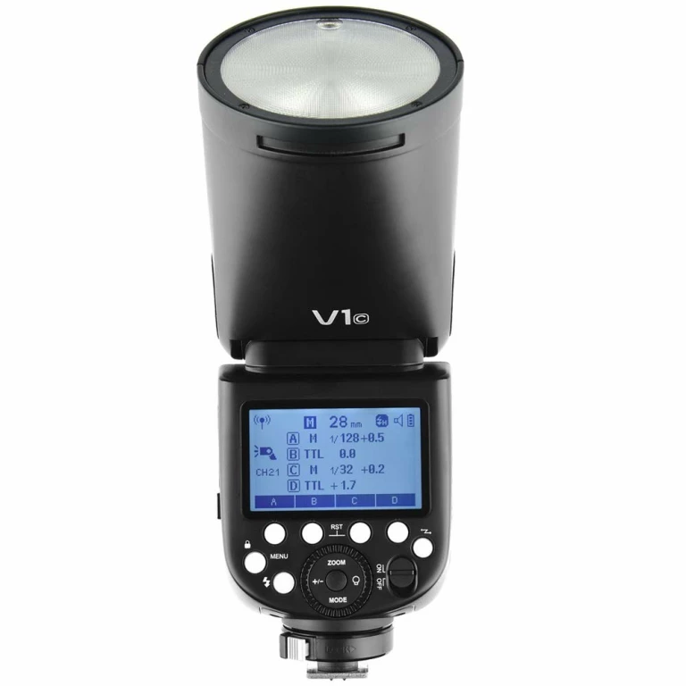פלאש Godox V1-C למצלמות Canon פלאש Godox V1-C למצלמות Canon
