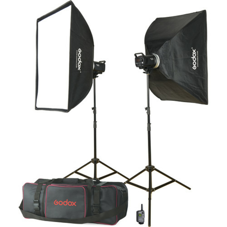 קיט 2 פלאשים סטודיו Godox MS300 F2 קיט 2 פלאשים סטודיו Godox MS300 F2