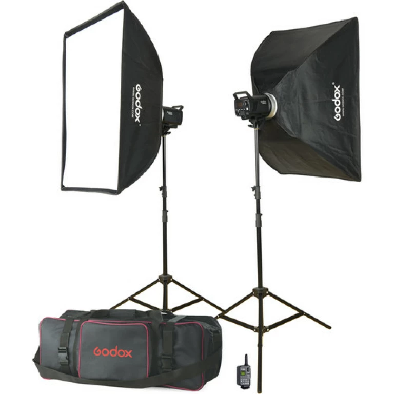קיט 2 פלאשים סטודיו Godox MS300 F2 קיט 2 פלאשים סטודיו Godox MS300 F2