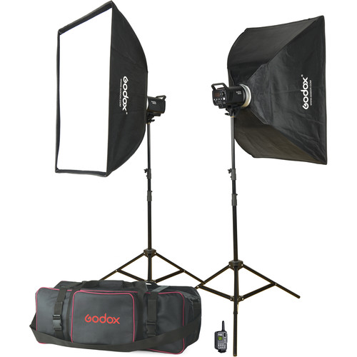 קיט 2 פלאשים סטודיו Godox MS300 F2 קיט 2 פלאשים סטודיו Godox MS300 F2
