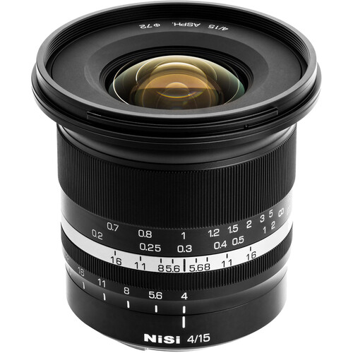 עדשה Nisi Lens 15mm f/4 עם חיבור RF עדשה Nisi Lens 15mm f/4 עם חיבור RF
