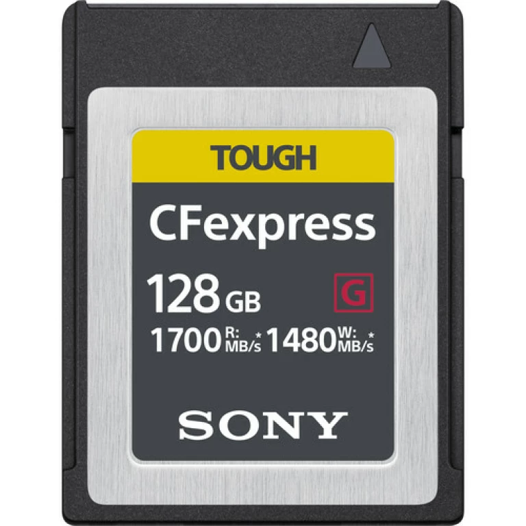 כרטיס זיכרון Sony 128GB 1480mb/s Tough CF EXpress Type B כרטיס זיכרון Sony 128GB 1480mb/s Tough CF EXpress Type B