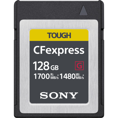 כרטיס זיכרון Sony 128GB 1480mb/s Tough CF EXpress Type B כרטיס זיכרון Sony 128GB 1480mb/s Tough CF EXpress Type B