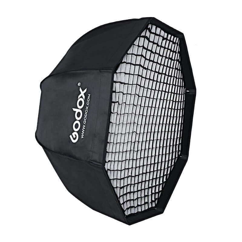 סופטבוקס מטריה אוקטגון Godox sb-gue80 umbrella softbox עם גריד סופטבוקס מטריה אוקטגון Godox sb-gue80 umbrella softbox עם גריד