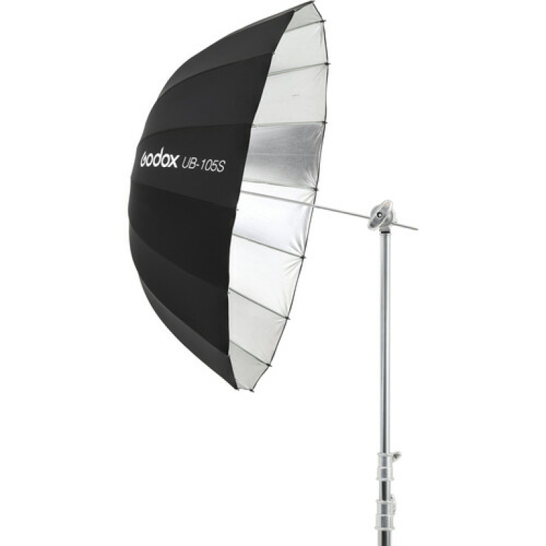 מטריה פרבולית כסופה 105 ס"מ – "Godox Parabolic Umbrella 41 מטריה פרבולית כסופה 105 ס"מ – "Godox Parabolic Umbrella 41