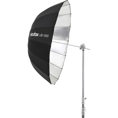 מטריה פרבולית כסופה 105 ס"מ – "Godox Parabolic Umbrella 41 מטריה פרבולית כסופה 105 ס"מ – "Godox Parabolic Umbrella 41