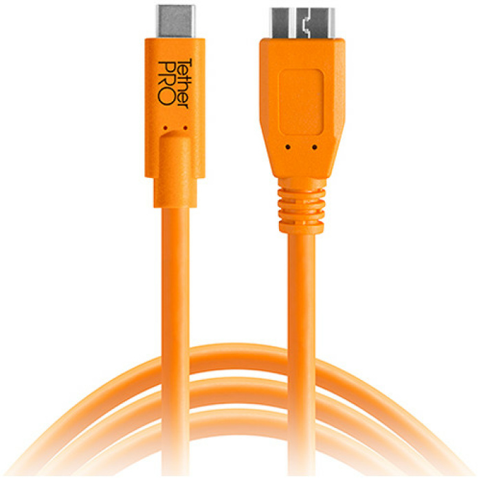 כבל Tether Tools TetherPro USB Type-C to Micro-USB 4.6m