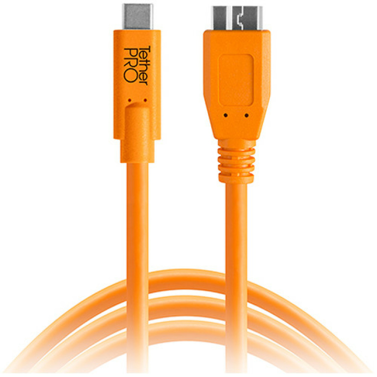 כבל Tether Tools TetherPro USB Type-C to Micro-USB 4.6m כבל Tether Tools TetherPro USB Type-C to Micro-USB 4.6m