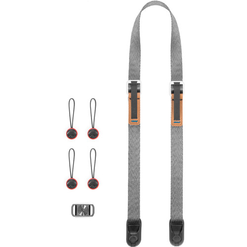 רצועה למצלמה – אפור Peak Design Leash Camera Strap רצועה למצלמה – אפור Peak Design Leash Camera Strap