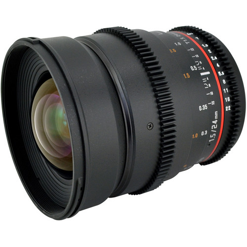 עדשה Samyang "cine" 24mm f/1.5 לניקון עדשה Samyang "cine" 24mm f/1.5 לניקון