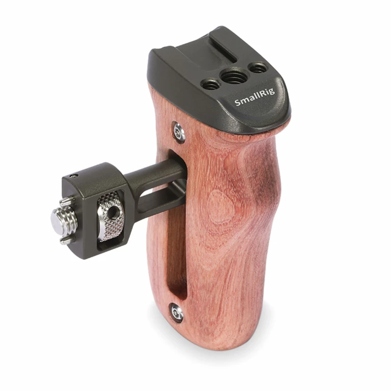 ידית עץ עם חיבור ARRI-Style מבית SmallRig HSS2642 ידית עץ עם חיבור ARRI-Style מבית SmallRig HSS2642
