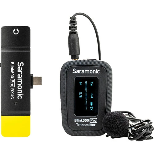 מיקרופון אלחוטי למכשירי C-Type אנדרואיד Saramonic blink500 B5 pro מיקרופון אלחוטי למכשירי C-Type אנדרואיד Saramonic blink500 B5 pro