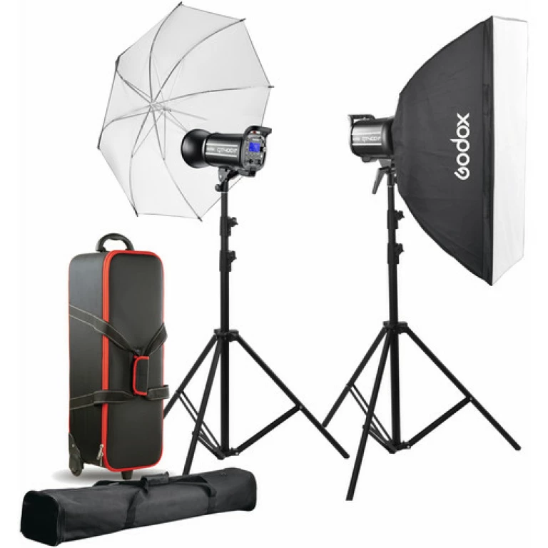 קיט 2 פלאשים סטודיו GODOX QT400IIM 2.4Ghz קיט 2 פלאשים סטודיו GODOX QT400IIM 2.4Ghz