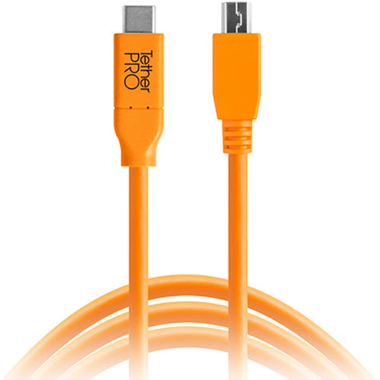כבל Tether Tools TetherPro USB Type-C to Micro-USB2.0 4.6m כבל Tether Tools TetherPro USB Type-C to Micro-USB2.0 4.6m