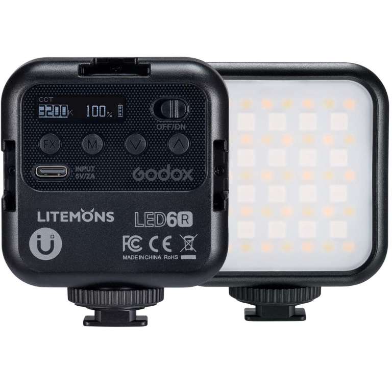 פנס לד Godox LITEMONS LED6R RGB פנס לד Godox LITEMONS LED6R RGB