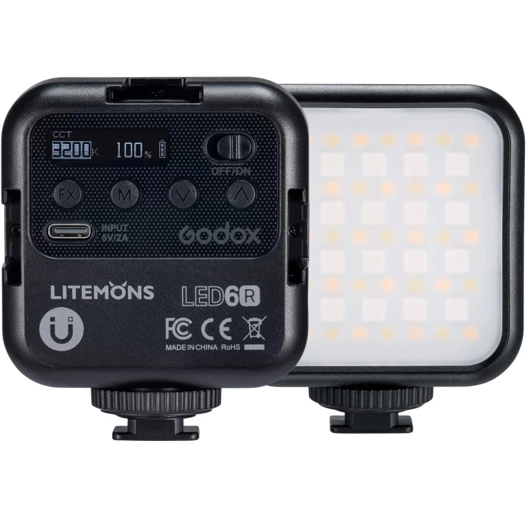 פנס לד Godox LITEMONS LED6R RGB פנס לד Godox LITEMONS LED6R RGB