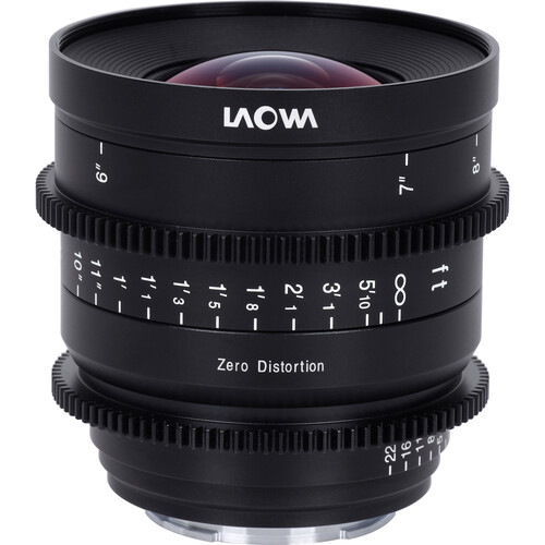 עדשה Laowa 15mm T2.1 Zero-D Cine למצלמות Sony FE עדשה Laowa 15mm T2.1 Zero-D Cine למצלמות Sony FE