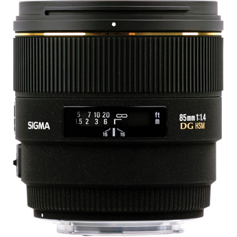עדשה Sigma 85mm f/1.4 ex dg hsm למצלמות Nikon עדשה Sigma 85mm f/1.4 ex dg hsm למצלמות Nikon