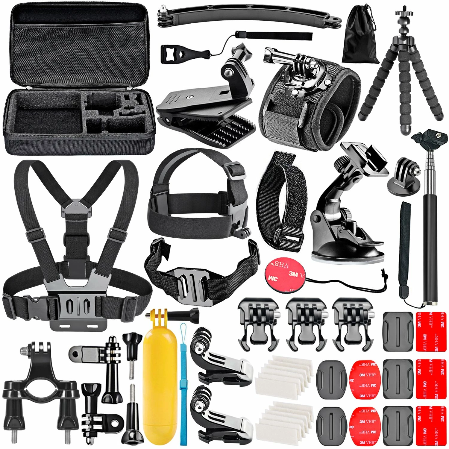 ערכת אביזרים לגו פרו camera accessory 50 in 1 kit ערכת אביזרים לגו פרו camera accessory 50 in 1 kit