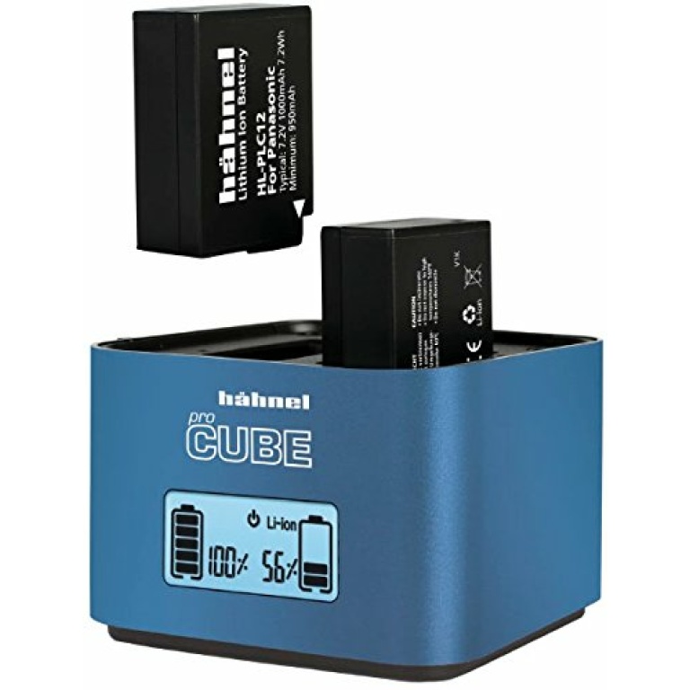 מטען כפול 2 Hahnel Pro CUBE לסוללות FujiFilm ו- Panasonic מטען כפול 2 Hahnel Pro CUBE לסוללות FujiFilm ו- Panasonic
