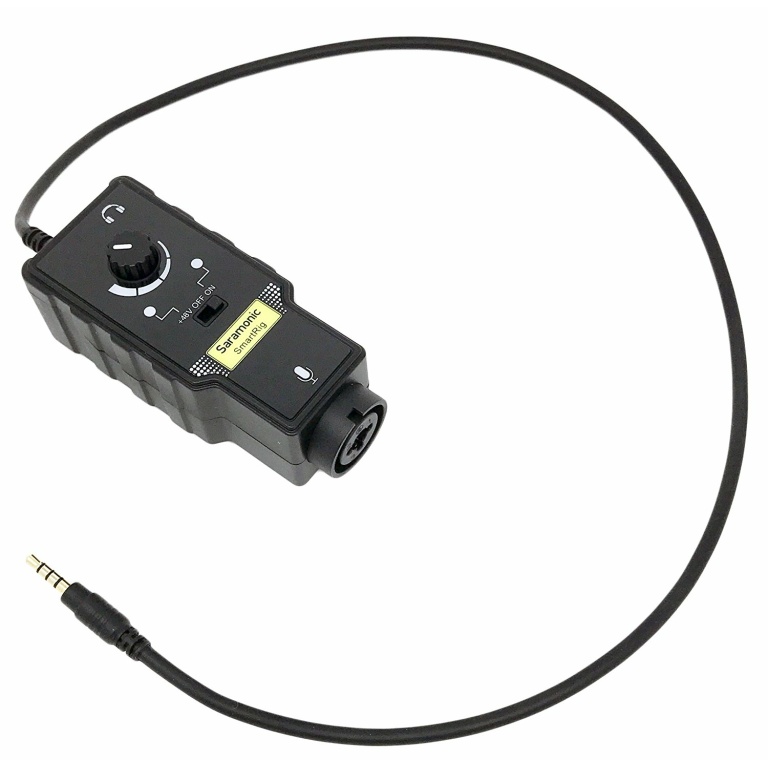 מתאם מיקרופון Saramonic smartrig II מתאם מיקרופון Saramonic smartrig II