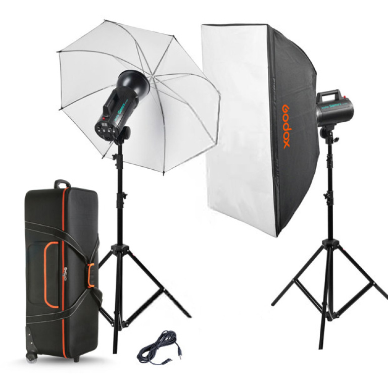 קיט 2 פלאשים סטודיו GODOX GS-400IIE קיט 2 פלאשים סטודיו GODOX GS-400IIE