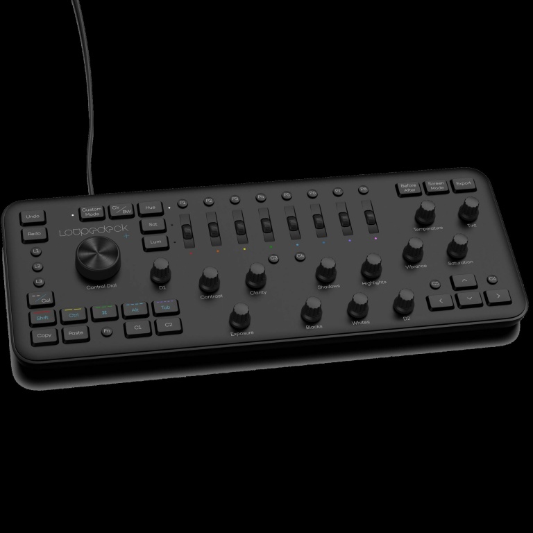 קונסולת עריכה ללייטרום Loupedeck+ קונסולת עריכה ללייטרום Loupedeck+