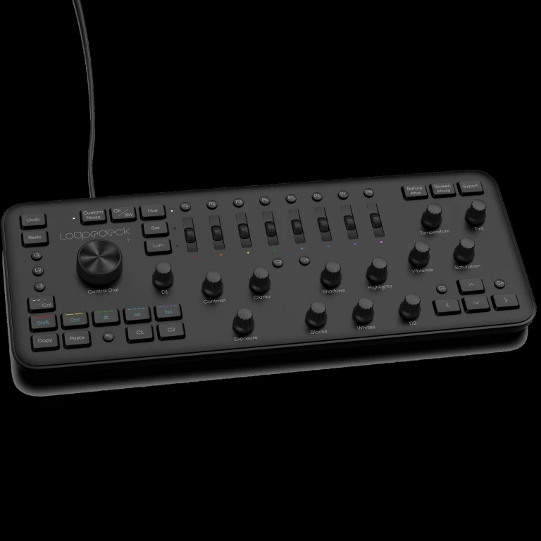 קונסולת עריכה ללייטרום Loupedeck+ קונסולת עריכה ללייטרום Loupedeck+