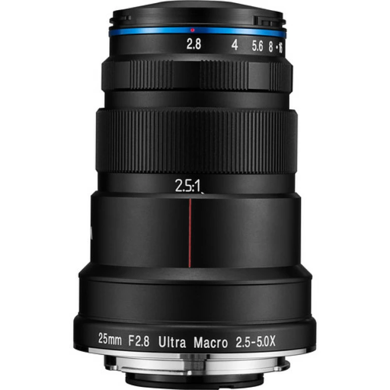 עדשה Laowa 25mm f/2.8 2.5-5X Ultra Macro for Canon EF עדשה Laowa 25mm f/2.8 2.5-5X Ultra Macro for Canon EF