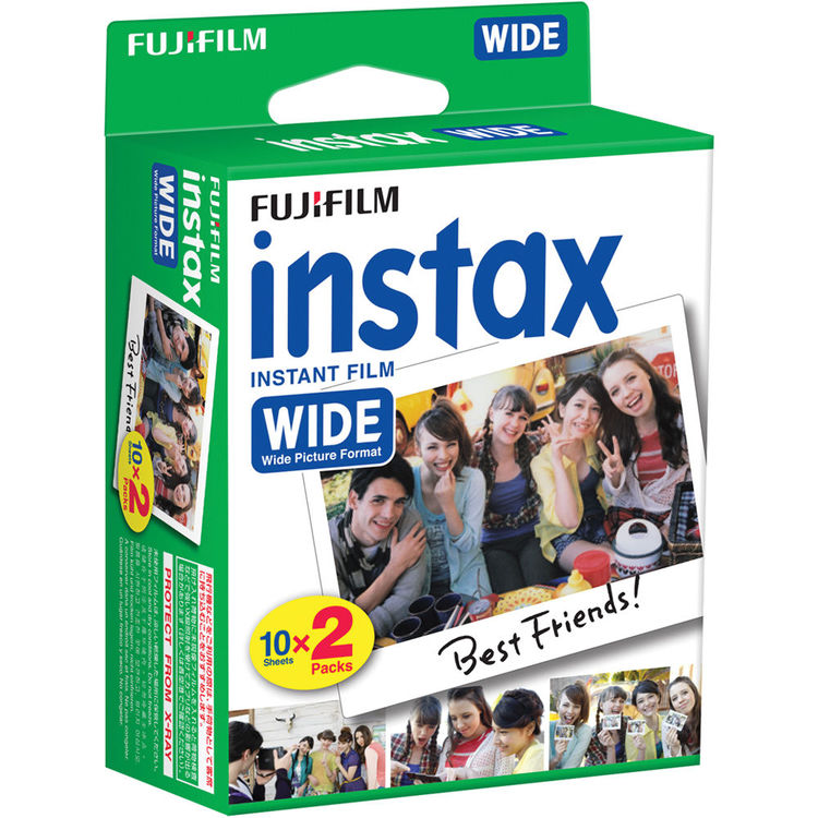 סרט צילום Fujifilm instax Wide Instant Film Exposures סרט צילום Fujifilm instax Wide Instant Film Exposures